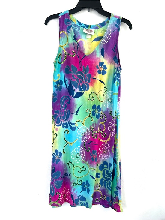 Peppermint Bay Dresses & Skirts - Sleeveless Women’s Peppermint Bay Tie Dye Multicolored Sleeveless Sequins Dress